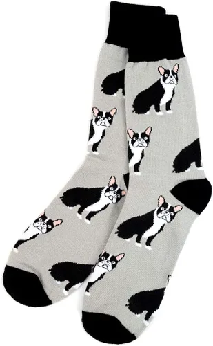 Vista 2 de Men's French Bulldog Novelty Socks in