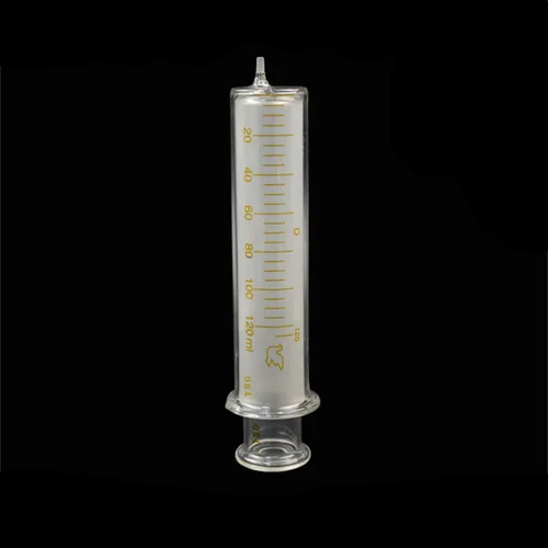 Vista 7 de Paquete de 10 jeringas de vidrio reutilizables, jeringa de vidrio de 0.0 fl oz de diámetro estándar, inyector de laboratorio