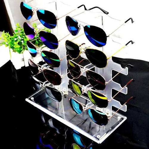 Vista 4 de Soporte para gafas de sol, soporte para gafas de sol (dos filas, 10 pares de gafas Holde)