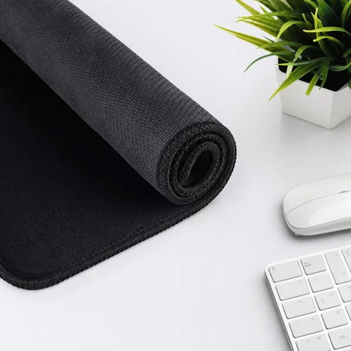 Vista 6 de Alfombrilla para mouse con borde cosido, base de goma antideslizante, alfombrilla de mouse impermeable y texturizada de primera calidad