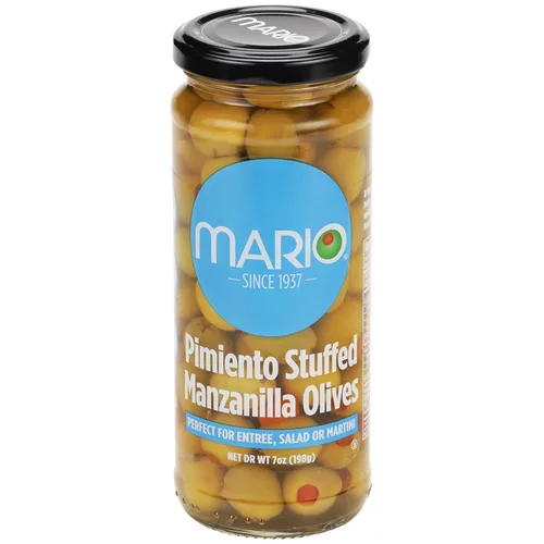 Vista 9 de Mario Camacho Foods Pimiento - Aceitunas españolas de manzanilla verdes rellenas, 21 onzas (paquete de 6)