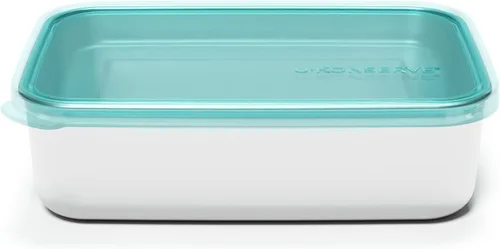 Vista 10 de U Konserve Contenedor de almacenamiento de alimentos de acero inoxidable con forma de caja bento rectangular, con tapa de silicona a prueba de fugas
