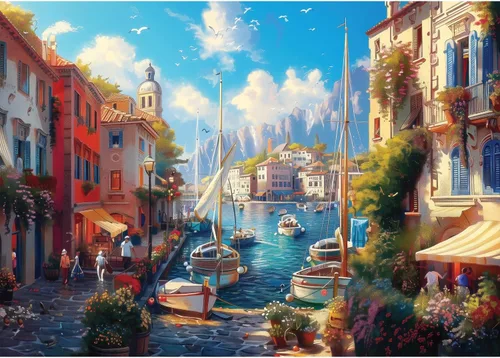 Vista 5 de Anatolian Puzzle - Otoño en el lago, rompecabezas de 1500 piezas, #4581