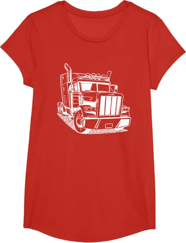 Vista 40 de Diesel Big Rig 18 Wheeler - Camiseta de camionero para camionero, Negro, S