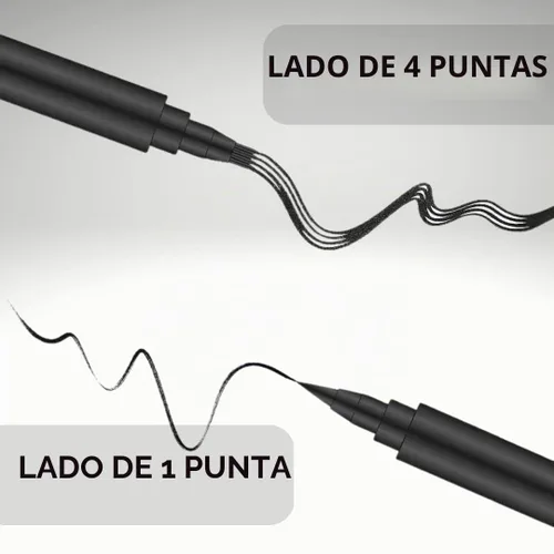 Vista 3 de OMWAH Relleno de lápiz para barba y cejas para hombre, resistente al agua, cepillo para barba, acabado natural de larga duración (marrón oscuro)