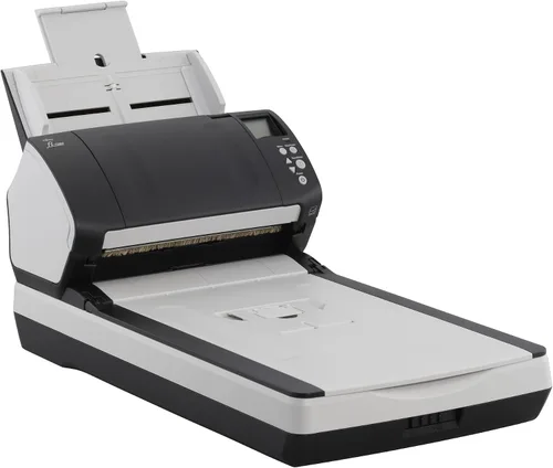 Vista 10 de Fujitsu fi-7240 Robusto Escáner de documentos dúplex de escritorio de oficina general a color con alimentador automático de documentos (ADF) y cama