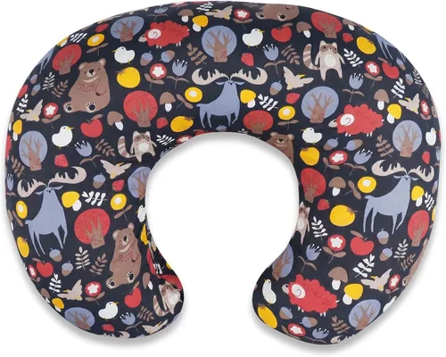 Vista 14 de Almohada de lactancia - Almohada de lactancia con relleno transpirable y funda extraíble, soporte ergonómico para lactancia materna y biberón
