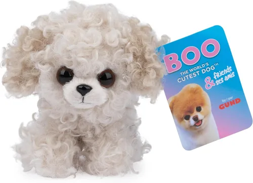 Vista 5 de GUND Boo, El Perro Más Lindo del Mundo, Colección Boo & Friends Cachorrito de Maltipoo, Peluche para Edades de 1 Año en Adelante, 5 Pulgadas