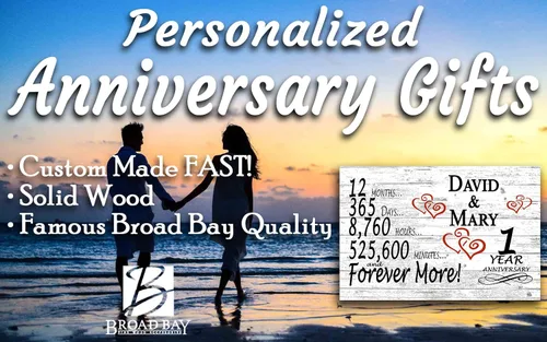 Vista 4 de Letrero personalizado de aniversario de 1 año, regalo de primer aniversario de boda, regalo para días de pareja, minutos, años, madera maciza, 16.5