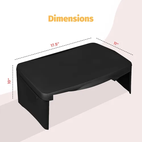 Vista 3 de Aerolife Mesa Plegable para Regazo - Mesa Plegable para Trabajo, Estudio, Juegos, Artes, Manualidades, Escuela - Bandeja Colapsible para Laptop