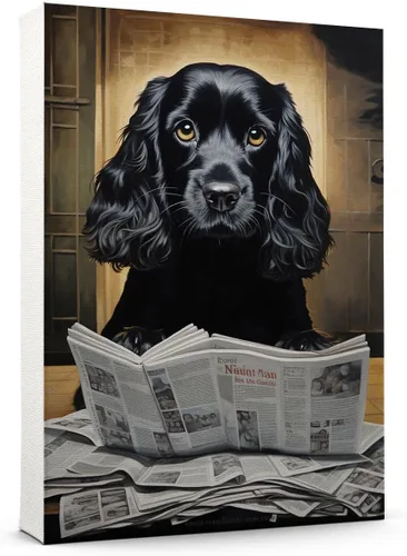 Vista 179 de Thuan Affenpinscher - Póster de lienzo con tus fotos, arte de pared para decoración del hogar, regalo conmemorativo para amantes de las mascotas