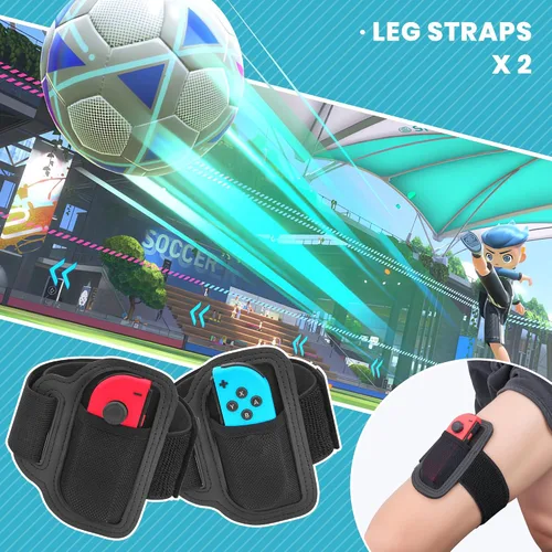 Vista 5 de Switch Sports Accessories - CODOGOY 10 in 1 Switch Sports Accessories Bundle for Nintendo Switch Sports, Family Accessories Kit Compatible with