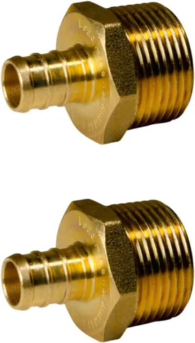 Vista 28 de XFITTING 1 pulgada Pex x 1 pulgada Adaptador Femenino NPT, 23-4-3=2X, 2 Piezas