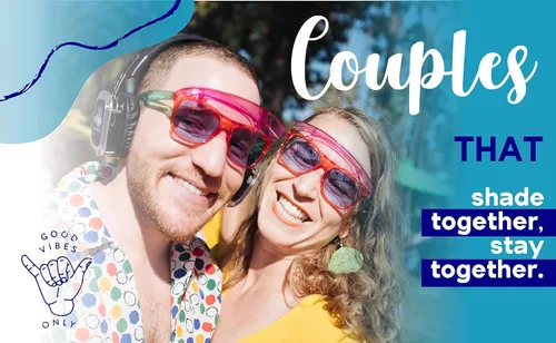 Vista 4 de TILTECH Gafas de sol con visera adjunta, gafas de sol coloridas para fiestas y rave, gafas divertidas