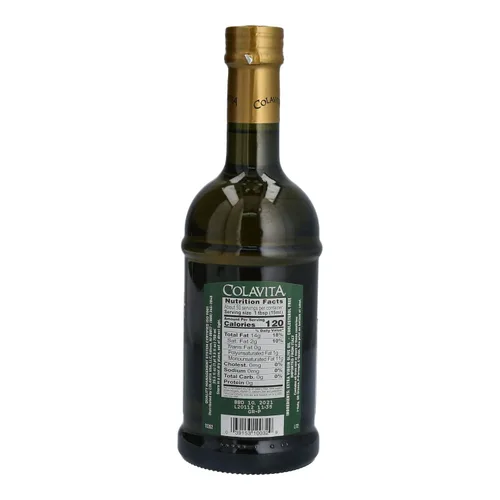 Vista 2 de Colavita Premium Selection - Botella de vidrio de aceite de oliva virgen extra de 25.5 onzas líquidas (paquete de 2)