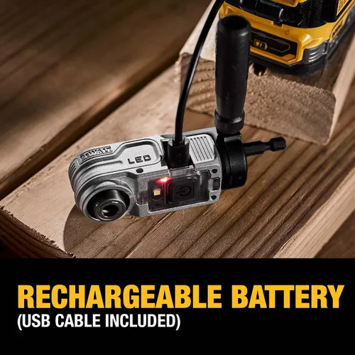 Vista 7 de DEWALT FLEXTORQ - Fijación modular de ángulo recto iluminada para controlador de impacto (DWALRAFT)