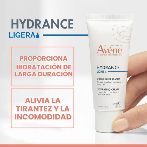 Vista 2 de Crema hidratante ligera Eau Thermale Avène de avena, 1.35 onzas líquidas
