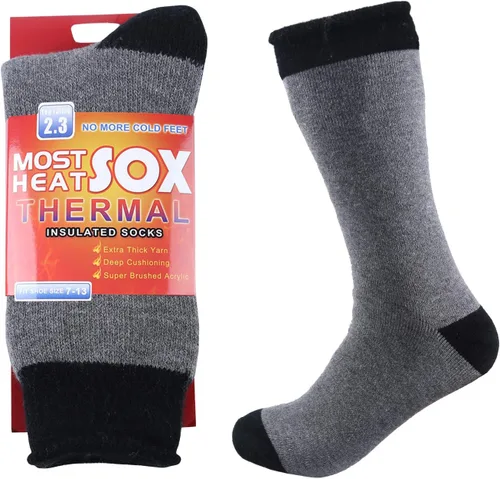 Vista 3 de Thermal Socks for Men - Winter Warm Socks Mens Womens for Cold Weather, ExtremeTemperatures