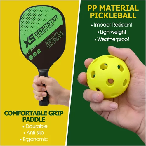 Vista 3 de Rebotador de entrenamiento de pickleball para práctica en solitario y grupal, mejora la reacción y la coordinación, fácil configuración, 1 juego