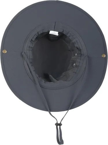 Vista 3 de Zylioo XXL - Sombrero de sol de gran tamaño UV Boonie, sombreros de pesca transpirables de secado rápido, repelentes al agua, sombreros de verano