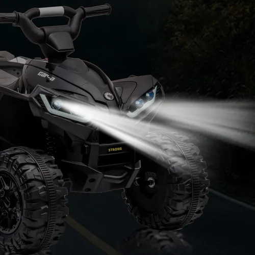 Vista 7 de ATV de 12 V para niños con control remoto, cuatro ruedas eléctricas, hasta Negro