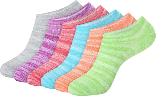Vista 11 de Hanes - Calcetines para mujer, ligeros y transpirables, No Show y Super No Show, paquete de 6 Surtido en blanco y negro