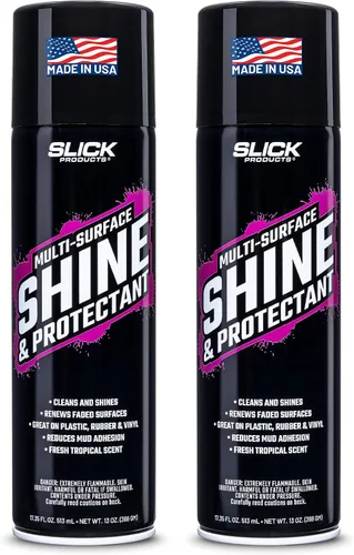 Vista 14 de Slick Products - Capa protectora Shine & Protectant para plásticos, vinilo, goma, fibra de vidrio y más