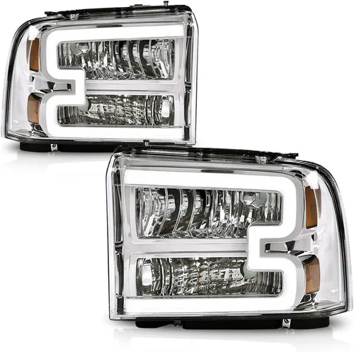 Vista 33 de GRAND ORANGE - Juego de faros delanteros, compatible con Ford F250 F350 F450 F550 1999-2004, para Ford Excursion 2000-2004, lado del conductor
