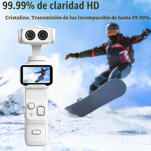 Vista 2 de PCTC Paquete de 2+2 protectores de pantalla para Insta 360 Luna Ultra