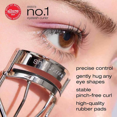 Vista 3 de Shu Uemura Iconic Eyelash Curler, Achieve Precise Control and Long-Lasting Curl - Includes Silicone Replacement Pad. Professional Makeup Artist Tool