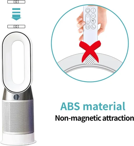 Vista 3 de Nuevo mando a distancia de repuesto compatible con Dyson TP04 TP7C Ventilador de torre purificadora Air Pure Cool de doble dirección, blanco