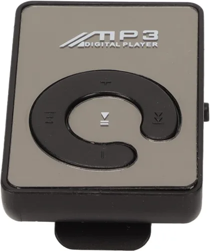 Vista 9 de Reproductor de MP3, mini reproductor de música con ranura para tarjeta de memoria, reproductor de música HiFi portátil, diseño de clip trasero