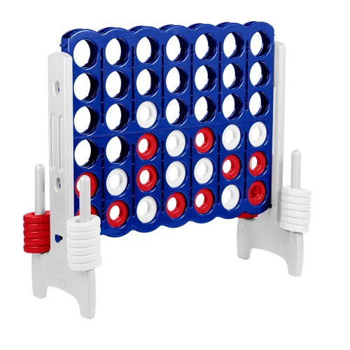 Vista 13 de ECR4Kids Jumbo 4-To-Score, Juego Gigante, Naranja, Púrpura Anaranjado/Púrpura