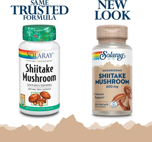 Vista 2 de SOLARAY Setas Shiitake 600 mg 100