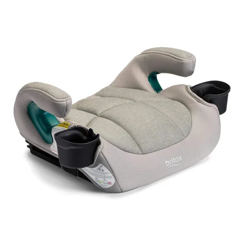 Vista 16 de Britax Highpoint - Asiento elevador de posicionamiento con cinturón y sin espaldar, SafeWash, gris ombré