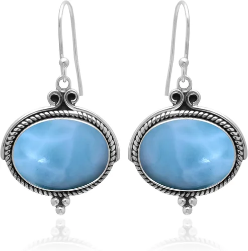 Vista 6 de Veracity Jewelry - Aretes de plata de ley con piedras preciosas para mujeres y niñas, regalo para su cumpleaños, aniversario, esposa, mamá, novia
