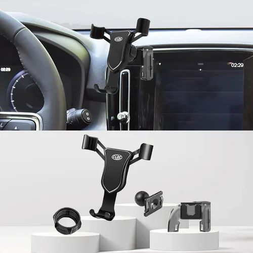 Vista 9 de RAV4 Soporte para teléfono celular compatible con Toyota RAV4 2013-2018, soporte de teléfono manos libres, ajuste personalizado para RAV4, soporte