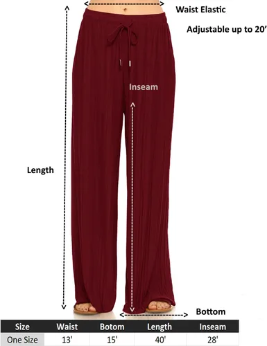 Vista 12 de Pantalones Palazzo para mujer, pantalones culottes sólidos y a rayas