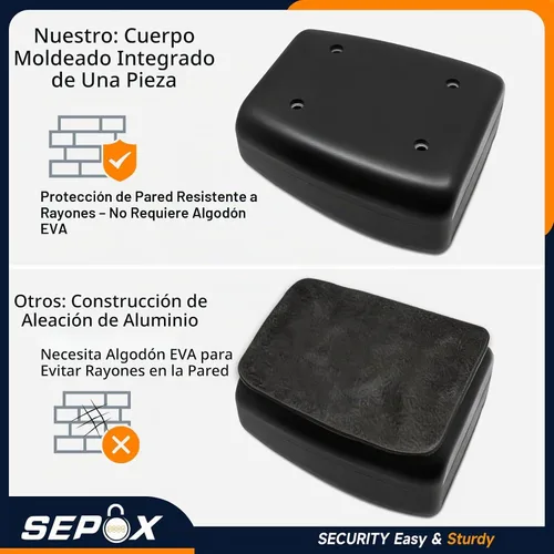 Vista 8 de SEPOX® Caja de cerradura de llave de acero inoxidable más grande de 4 dígitos combinada resistente al aire libre