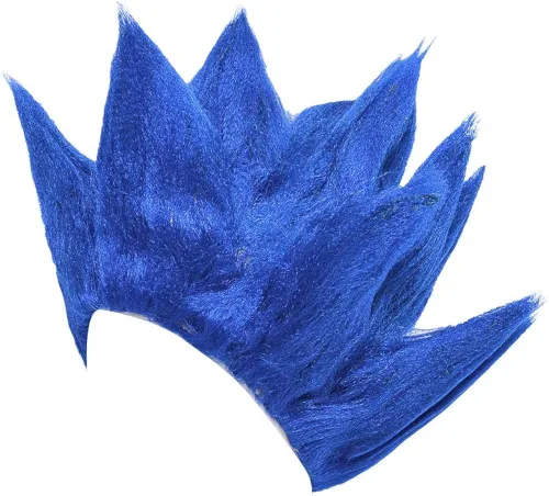 Vista 2 de Miccostumes - Peluca para disfraz de hombre de Goku Dragon Ball