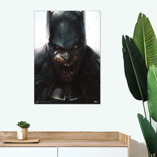 Vista 3 de MIGHTYPRINT DC Comics – Batman – DCeased – Zombie Attack – Arte de pared duradero de 17 x 24 pulgadas – No hecho de papel – Coleccionable