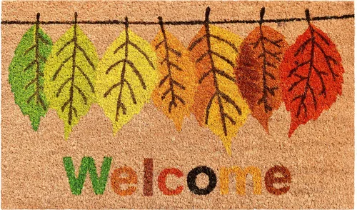 Vista 22 de Calloway Mills 120941729 - Felpudo Autumn Breeze, 17 x 29 pulgadas, multicolor