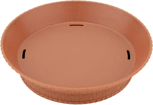 Vista 8 de G.E.T. RB-894-TER-EC - Cesta redonda para servir con base, 7.27 pulgadas, color terracota (juego de 4)