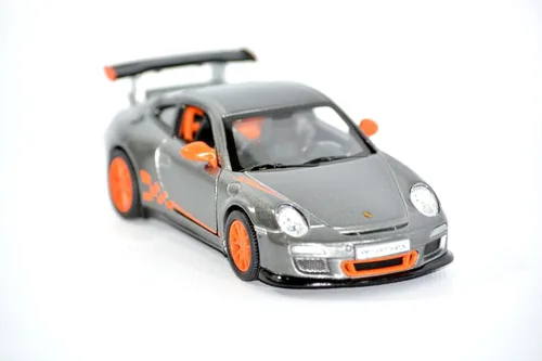 Vista 5 de KiNSMART - Porsche 911 GT3 RS Escala 1:36 5" Die Cast Metal Modelo Juguete Deportivo (4SET)