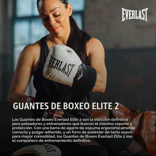 Vista 2 de Everlast Guantes de boxeo Elite 2 Dorado