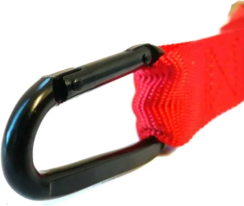 Vista 6 de FITNESS MANIAC 2 mangos en D para entrenamiento de fuerza de fitness, agarre de espuma, anillo en D, estribo, correas de gancho de acero, mango