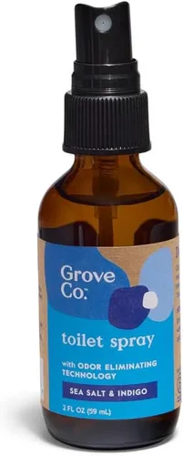 Vista 6 de Grove Co. Aerosol para inodoro (2 onzas) – Eliminador de olores de baño y ambientador, aroma de aceite esencial natural, botella de vidrio