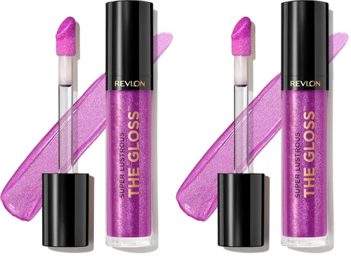 Vista 19 de Revlon - Brillo de labios, Super Lustrous The Gloss, no es pegajoso, acabado de alto brillo 200 Crystal Clear