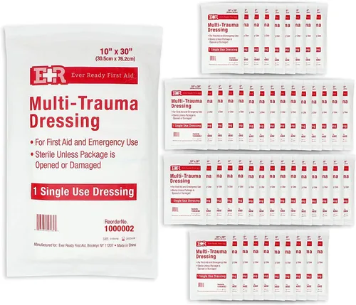 Vista 7 de Ever Ready First Aid Apósito multitrauma 10"x30" 1 unidad