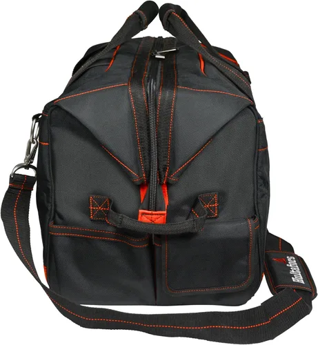 Vista 8 de Hultafors Work Gear HT5511 Pro - Bolsa de herramientas de poliéster balístico resistente, 9 bolsillos, compartimento interior XL, correa de hombro